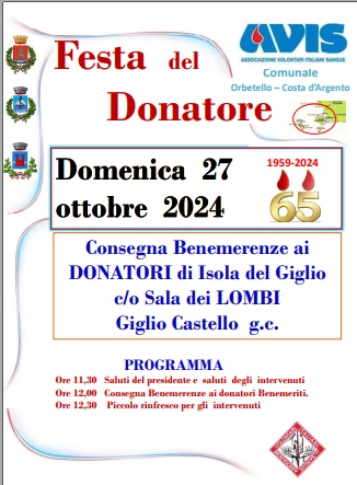 FESTA DEL DONATORE