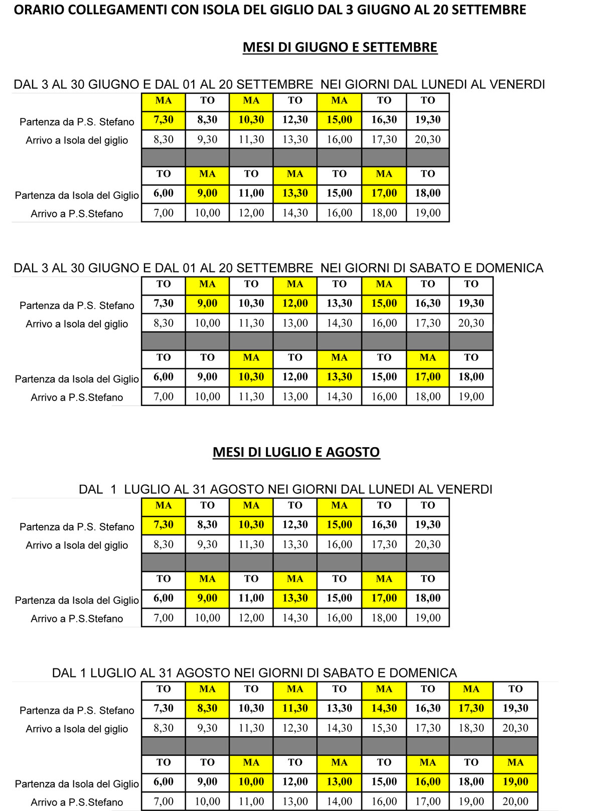 orari 3 giugno 2020 DEFINITIVI 