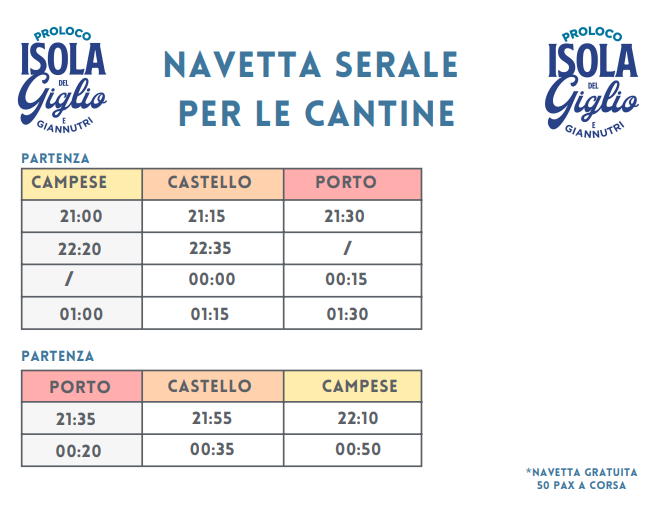 orari navetta cantine24